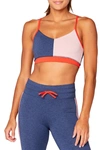 Threads 4 Thought Fran Colorblock Sports Bra In Hchmchn