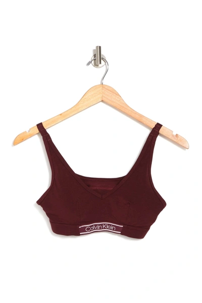 Calvin Klein Comfort Bralette In Xt1 Charmenere