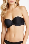 Felina 'hint Of Skin 6202' Underwire Strapless Bra In Black