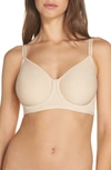 Wacoal Final Touch Underwire Full Coverage Bra In Sand