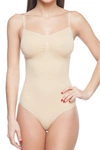 Body Beautiful Seamless Body Suit Shaper In Nude