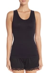Real Underwear Lucy Shaping Tank Top In Black/white