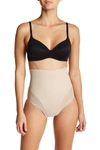 Tc Fine Shapewear Sheer High Waist Briefs In Nude