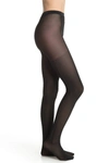 Wolford Silver Dust Stripe Tights In Black/silver