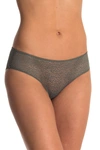 Dkny Geometric Lace Hipster Panty In Sage Dk