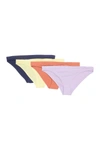 Honeydew Intimates Keagan Bikini Panties In Jasp/mine/drem/flsh