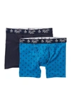 Original Penguin Assorted Box Briefs In Skycptn/deepwtr