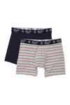 Original Penguin Assorted Box Briefs In Skycapt/gyhstp