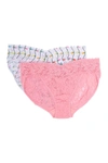 Hanky Panky Full Bottom V-bikini Panties In Twinkle/pink Lady