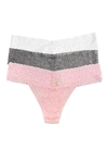 Felina Lace Thong In Ccl/pnl/wh