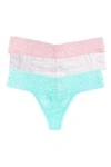 Felina Lace Thong In Brc/pnl/wh