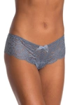 B.tempt'd By Wacoal Ciao Bella Tanga Boyshorts In Flint Ston