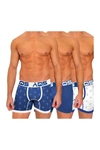 Aqs Print Boxer Briefs In Darkblue/whiteanchor/white/darkblue Anchor/dark Blue