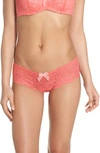 B.tempt'd By Wacoal Ciao Bella Tanga Boyshorts In Calypso Coral