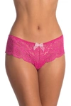 B.tempt'd By Wacoal Ciao Bella Tanga Boyshorts In Pink Yarro