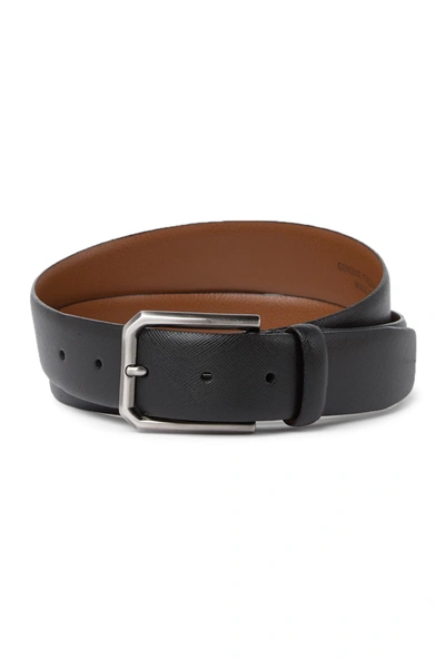 W.kleinberg Crisscross Leather Belt In Black