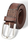 Joe's Jeans Leather Belt In Brown