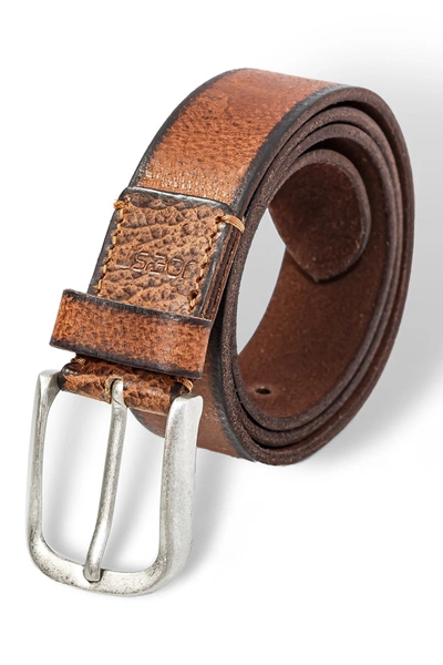 Joe's Jeans Leather Belt In Cognac