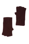 Ugg Knit Fingerless Gloves In Port