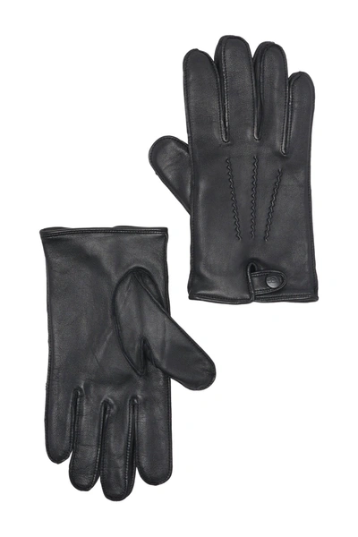 Ugg Snap Smart Gloves In Black