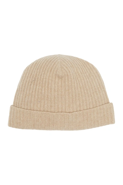 Portolano Cashmere Beanie In Oatmeal