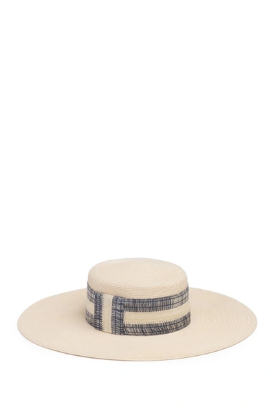 Eugenia Kim Loulou Woven Hat In Ivory