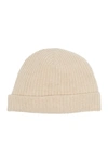 Portolano Cashmere Beanie In Beige