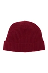 Portolano Cashmere Beanie In Ashton Red