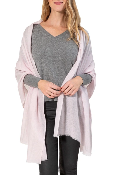 Amicale Cashmere Light Weight Wrap In 680lpnk