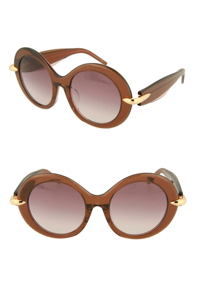 Pomellato Novelty Sunglasses In Brown Brown