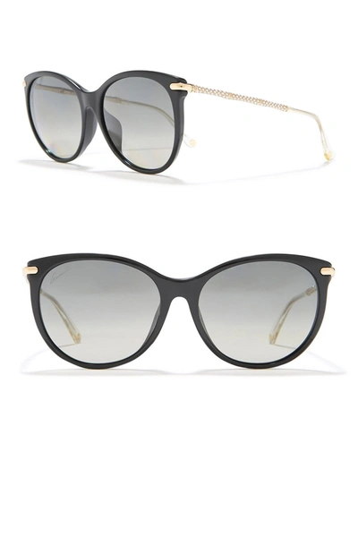 Gucci 49mm Oversized Sunglasses In Black