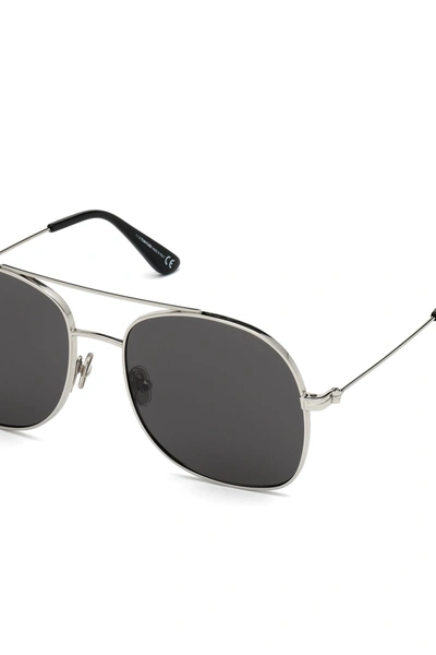 Tom Ford Delilah 58mm Aviator Sunglasses In Sgun/smk