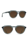 Raen Sage 51mm Square Sunglasses In Slate/brown Pol