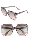 Dior Gaia 58mm Square Sunglasses In 07hh-pr