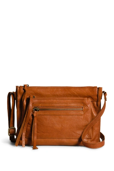 Day & Mood Anni Leather Crossbody Bag In Cognac