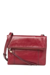 Hobo Sparrow Leather Crossbody Bag In Ruby