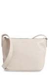 Matt & Nat Large Sam Faux Leather Crossbody Bag In Koala Matte Nickel