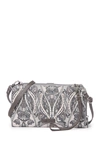 Sakroots Artist Circle Large Smartphone Crossbody Bag In Dove Sfd
