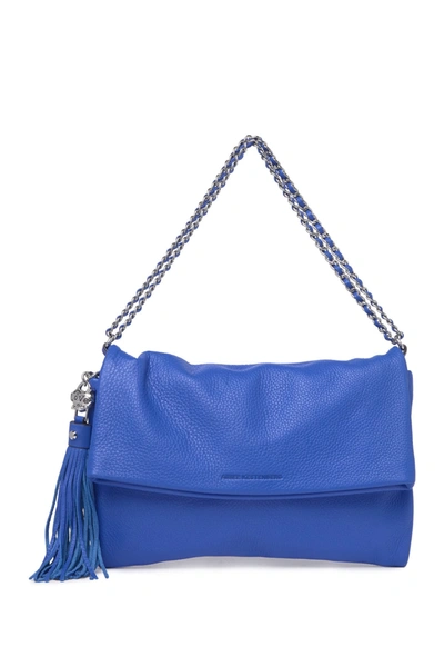Aimee Kestenberg Leather Bali Double Entry Xbody Bag In Lapis Blue