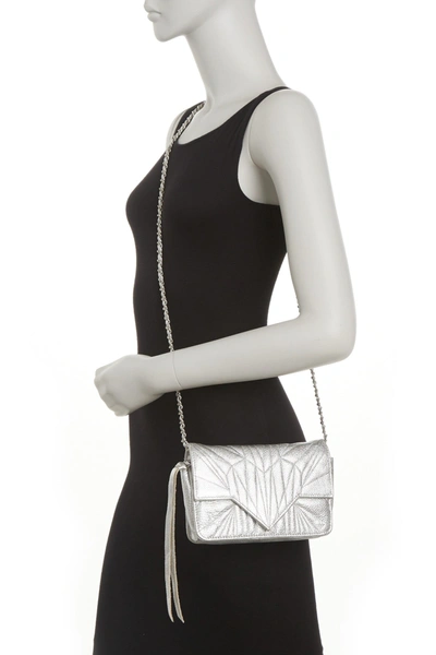 Aimee Kestenberg It's A Love Thing Crossbody Bag In Metallic Silver