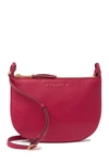 Marc Jacobs Supple Leather Crossbody Bag In Cherry