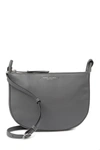 Marc Jacobs Supple Leather Crossbody Bag In Shadey Grey
