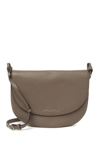 Marc Jacobs Large Supple Group Leather Messenger Bag In Loam Soil