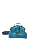 Old Trend Gypsy Soul Leather Crossbody Bag In Turquoise
