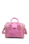 Old Trend Mini Trunk Leather Crossbody Bag In Orchid