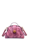Old Trend Gypsy Soul Leather Crossbody Bag In Lilac