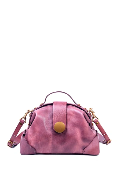 Old Trend Gypsy Soul Leather Crossbody Bag In Lilac