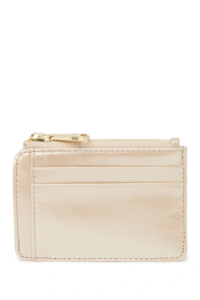 Hobo Kai Leather Card Holder In Blush