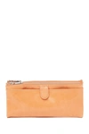 Hobo Taylor Leather Wallet In Dusty Coral