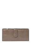 Hobo Roman Leather Wallet In Shadow